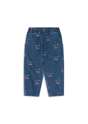 Konges Sløjd Magot Frill Pants Ma Grande Cerise Denim